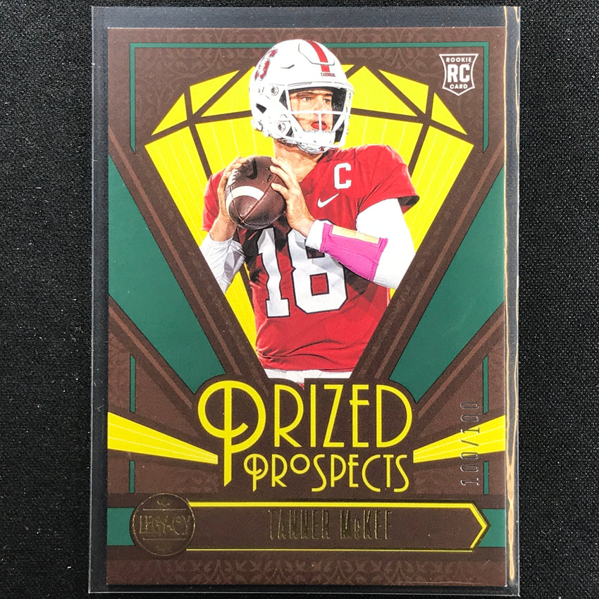 2023 Legacy Tanner Mckee Prized Prospects Rookie Green 100/100