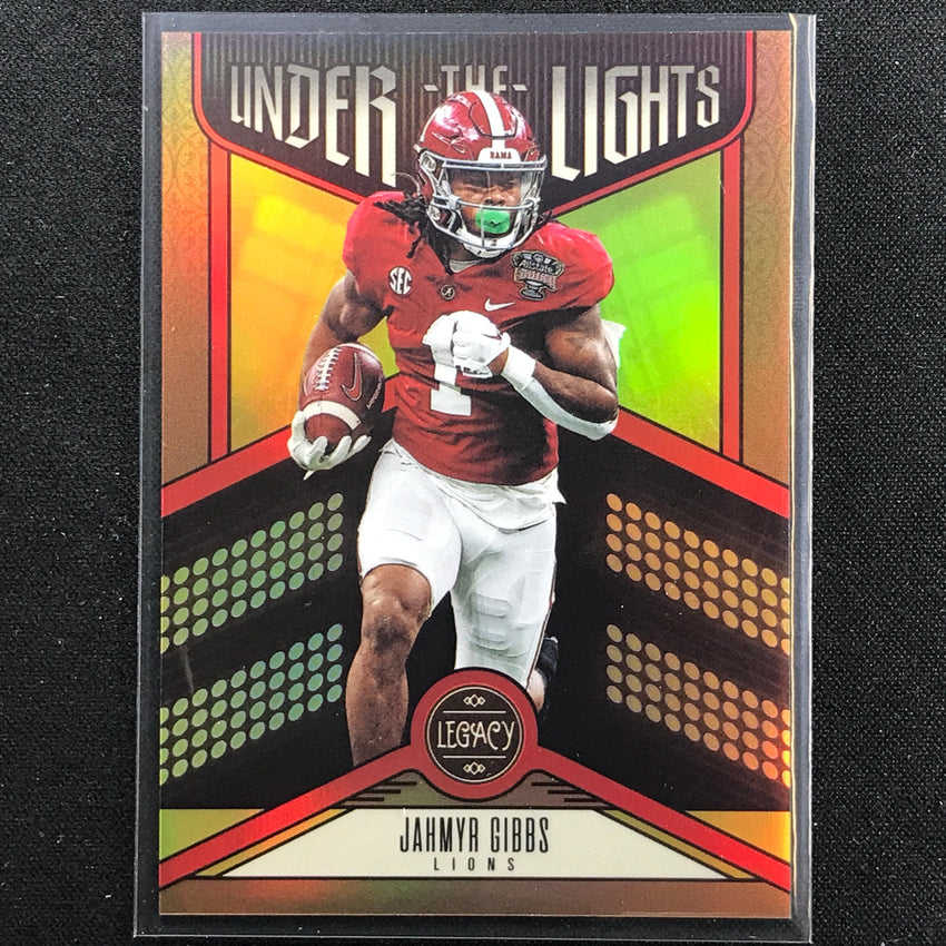 2023 Legacy Jahmyr Gibbs Under The Lights Rookie Bronze 15/100
