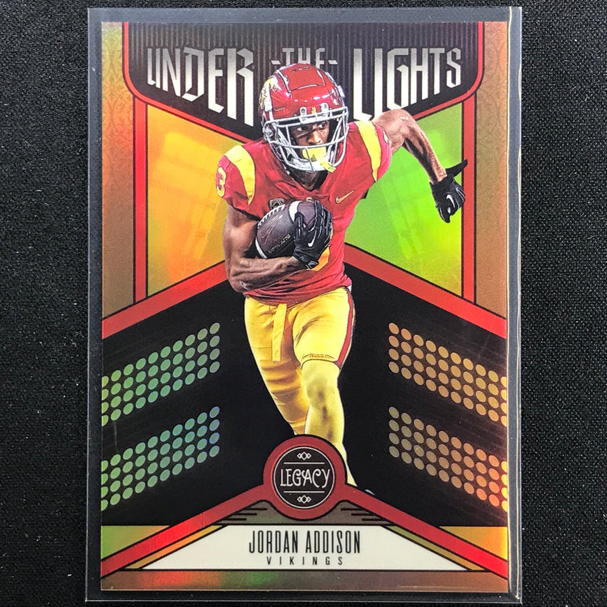2023 Legacy Jordan Addison Under The Lights Rookie Bronze 2/100