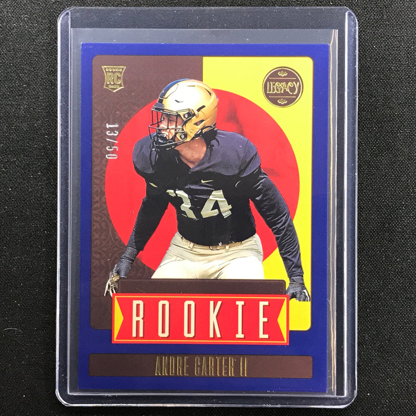 2023 Legacy Andre Carter Ii Rookie Blue 13/50