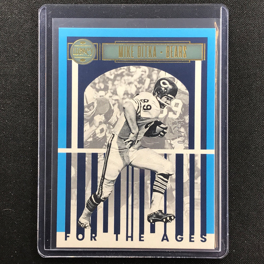 2023 Legacy Mike Ditka For The Ages Blue 3/50