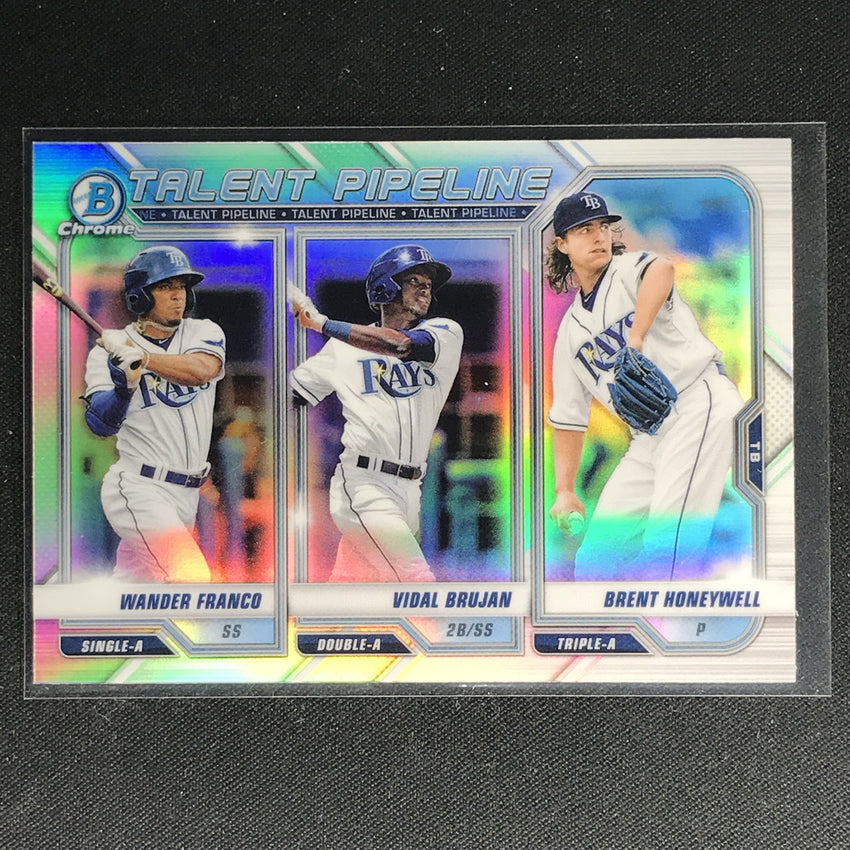 2021 Bowman Chrome FRANCO BRUJAN HONEYWELL Talent Pipeline Refractor #TBR