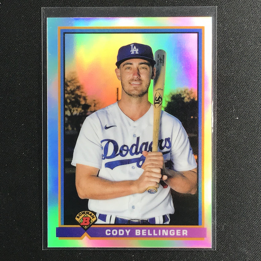 2021 Bowman Chrome Cody Bellinger 1991 Bowman Refractor No Cb