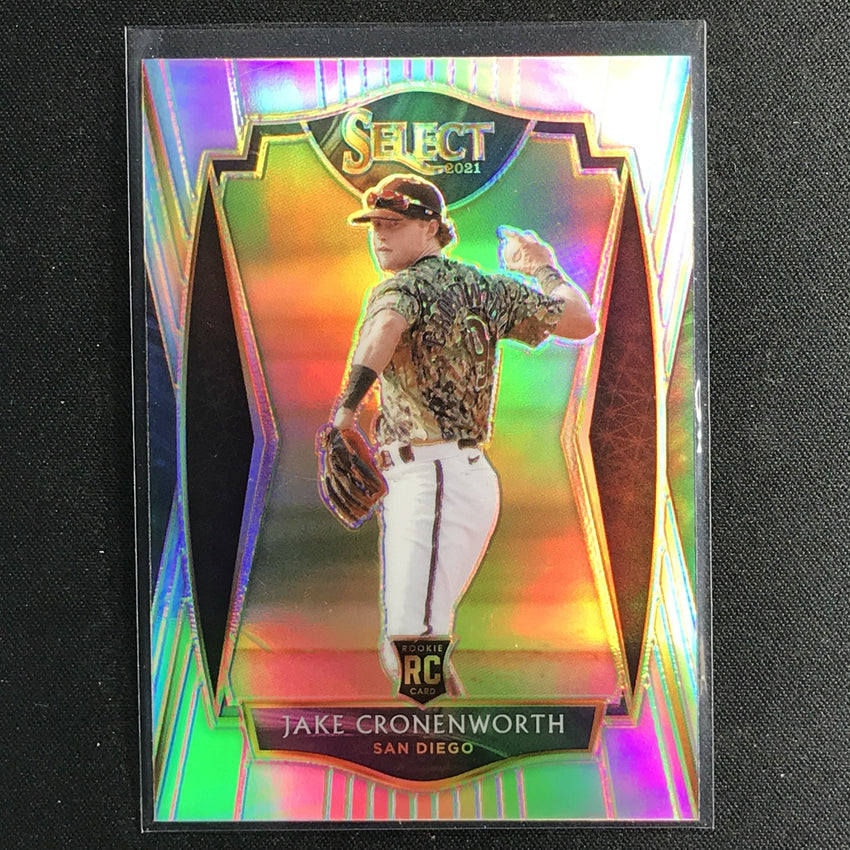 2021 Select JAKE CRONENWORTH Premier Level Rookie Silver Holo #126