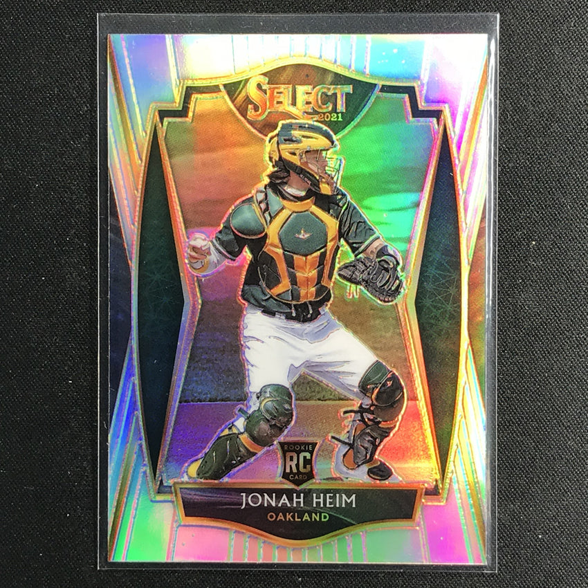2021 Select JONAH HEIM Premier Level Rookie Silver Holo #134