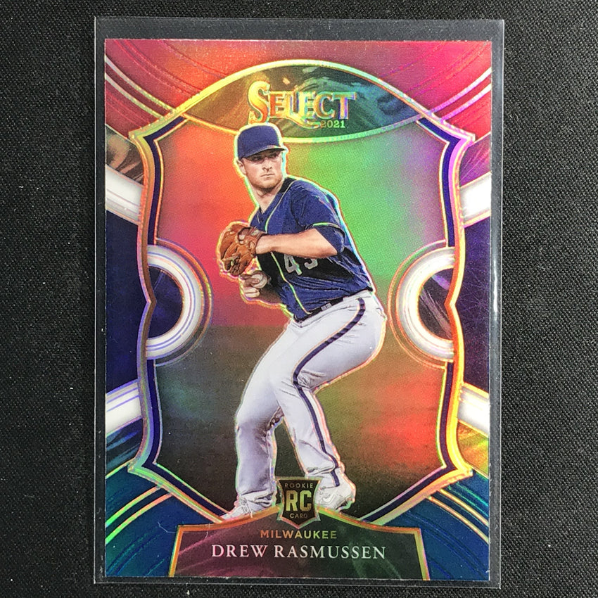 2021 Select DREW RASMUSSEN Concourse Rookie Tri-Color #38