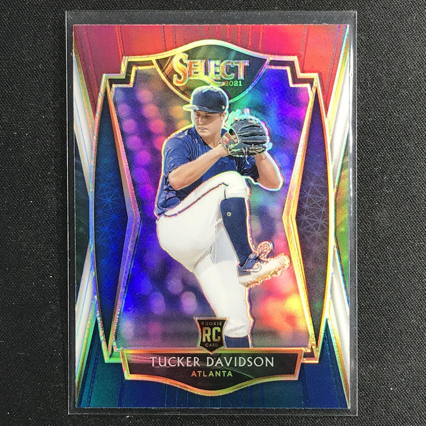2021 Select TUCKER DAVIDSON Premier Level Rookie Tri-Color #160
