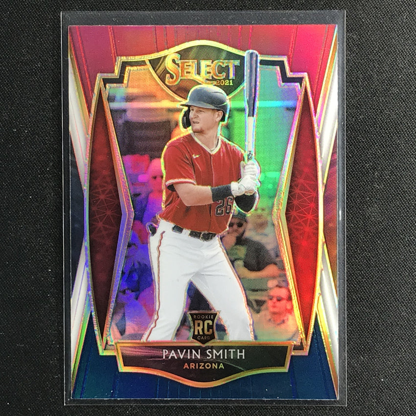 2021 Select PAVIN SMITH Premier Level Rookie Tri-Color #165