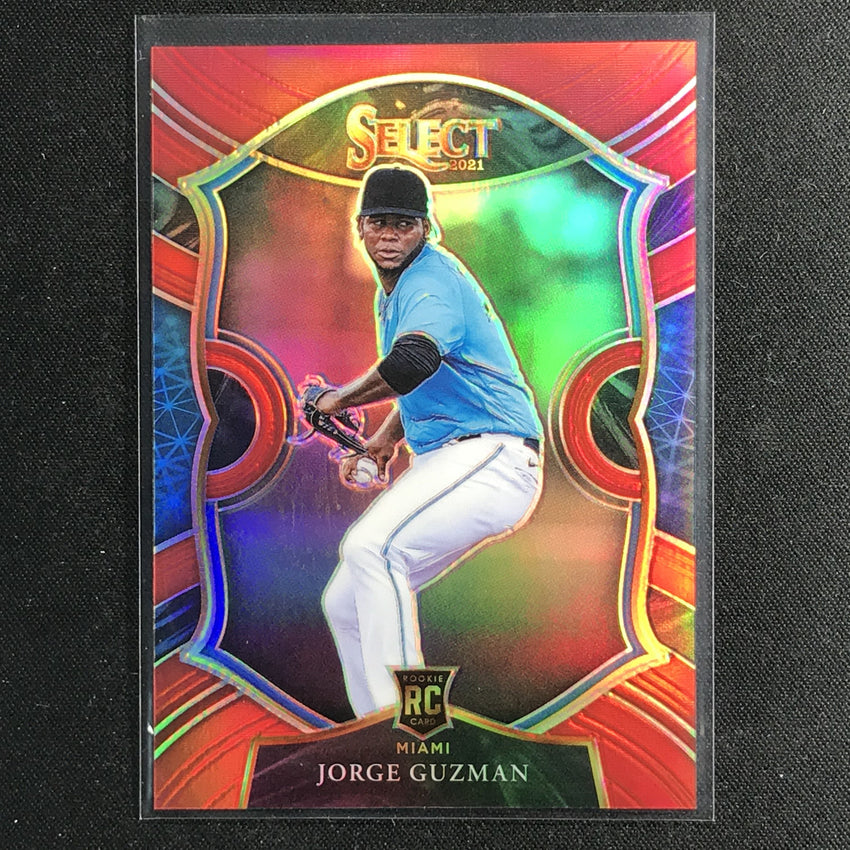 2021 Select Jorge Guzman Concourse Rookie Red /199