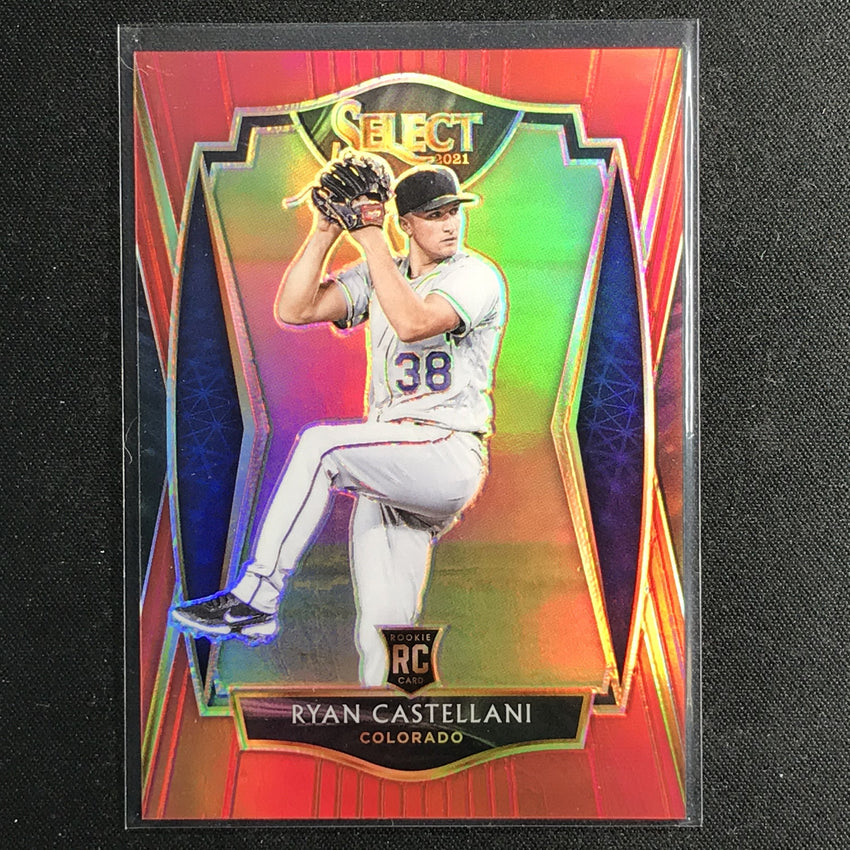 2021 Select Ryan Castellani Premier Level Rookie Red /199