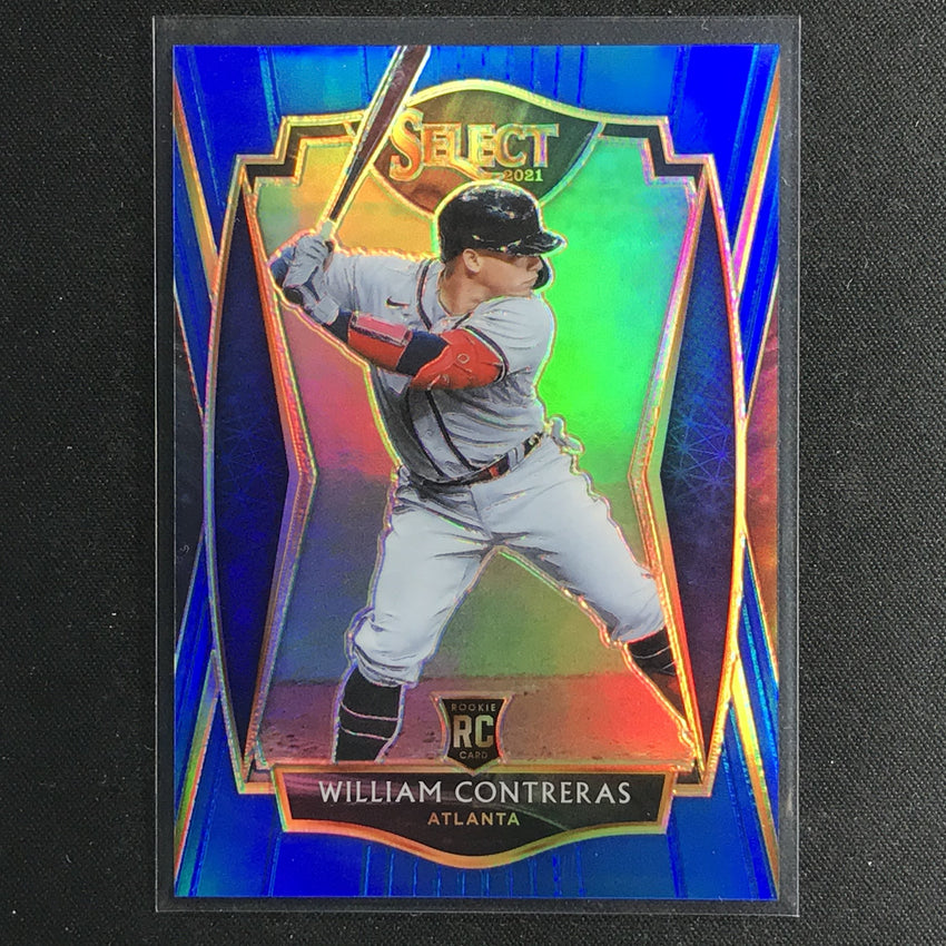 2021 Select William Contreras Premier Level Rookie Blue /149