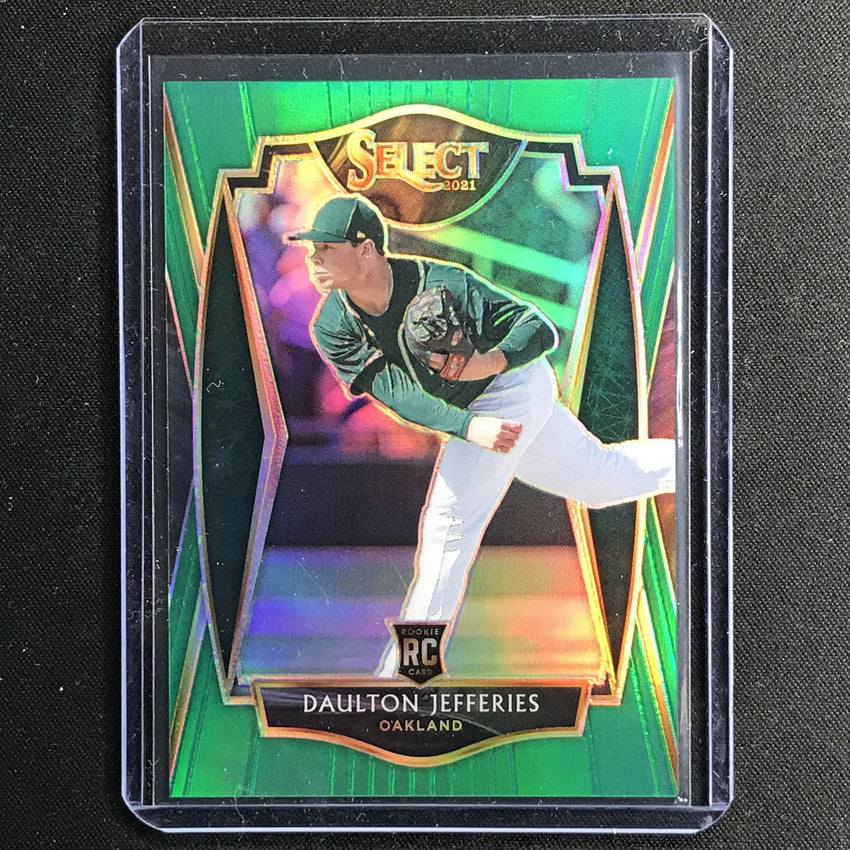 2021 Select Daulton Jefferies Premier Level Rookie Green 4/5