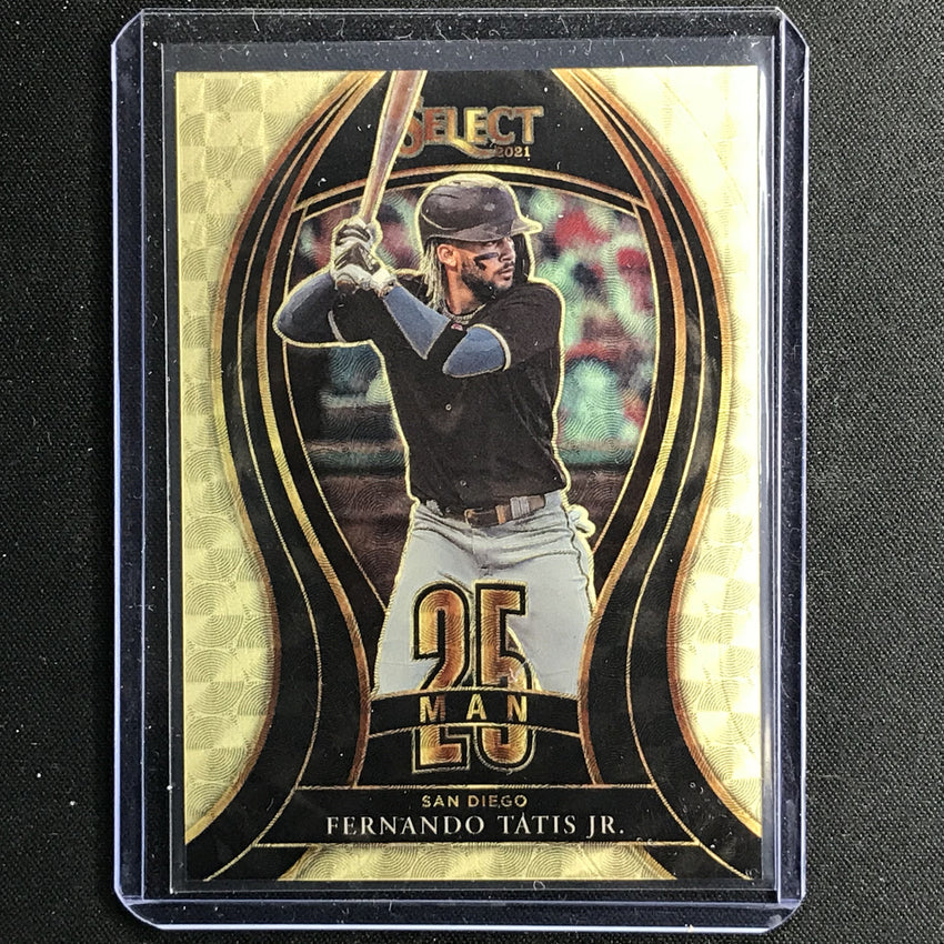 2021 Select Fernando Tatis Jr. 25-man Gold Vinyl 1/1