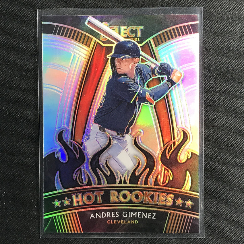 2021 Select Andres Gimenez Hot Rookies Silver Holo No 19