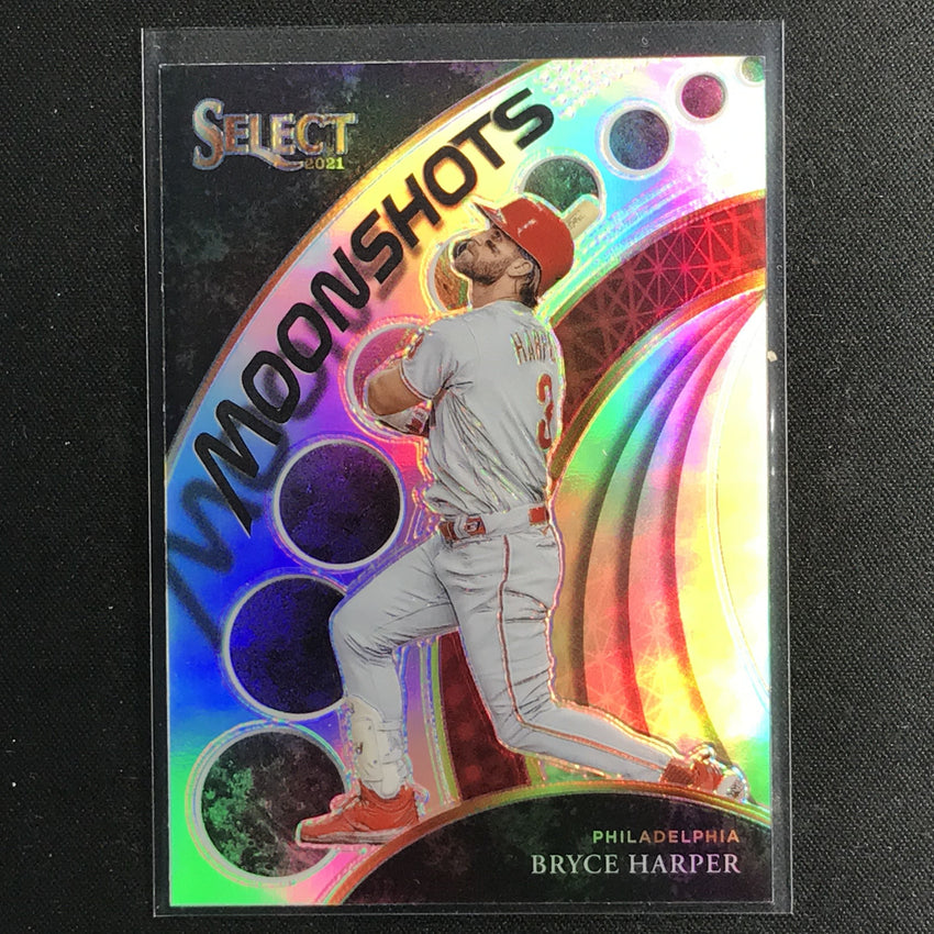 2021 Select Bryce Harper Moon Shots Silver Holo No 14