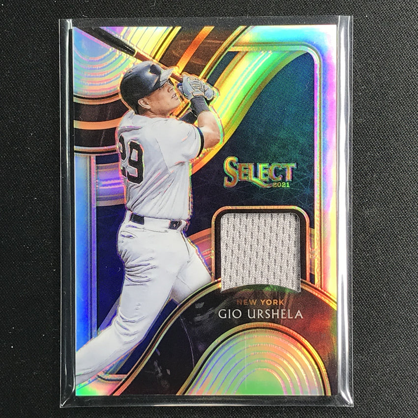 2021 Select Gio Urshela Swatches Jersey Silver Holo 115/150