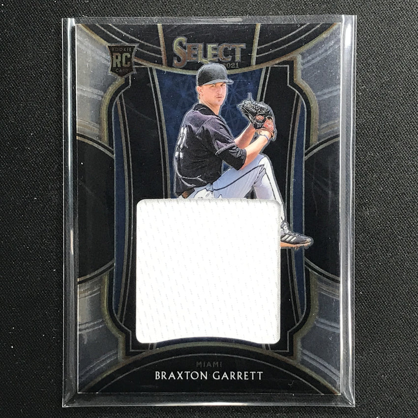 2021 Select Braxton Garrett Rookie Jumbo Jersey No Bg A