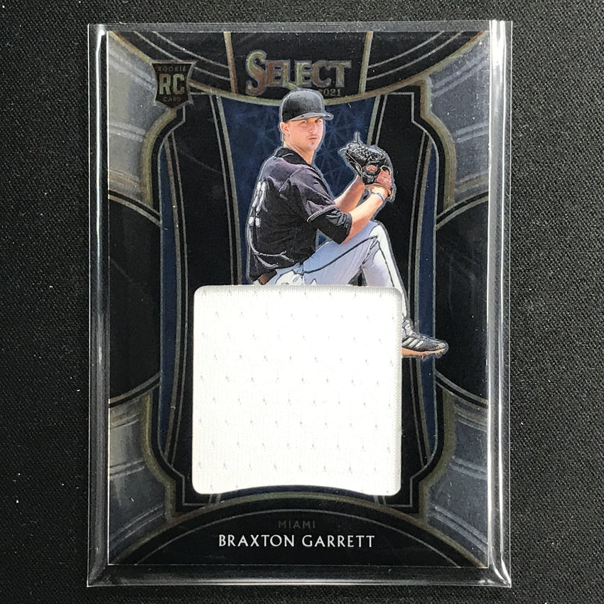 2021 Select Braxton Garrett Rookie Jumbo Jersey No Bg B