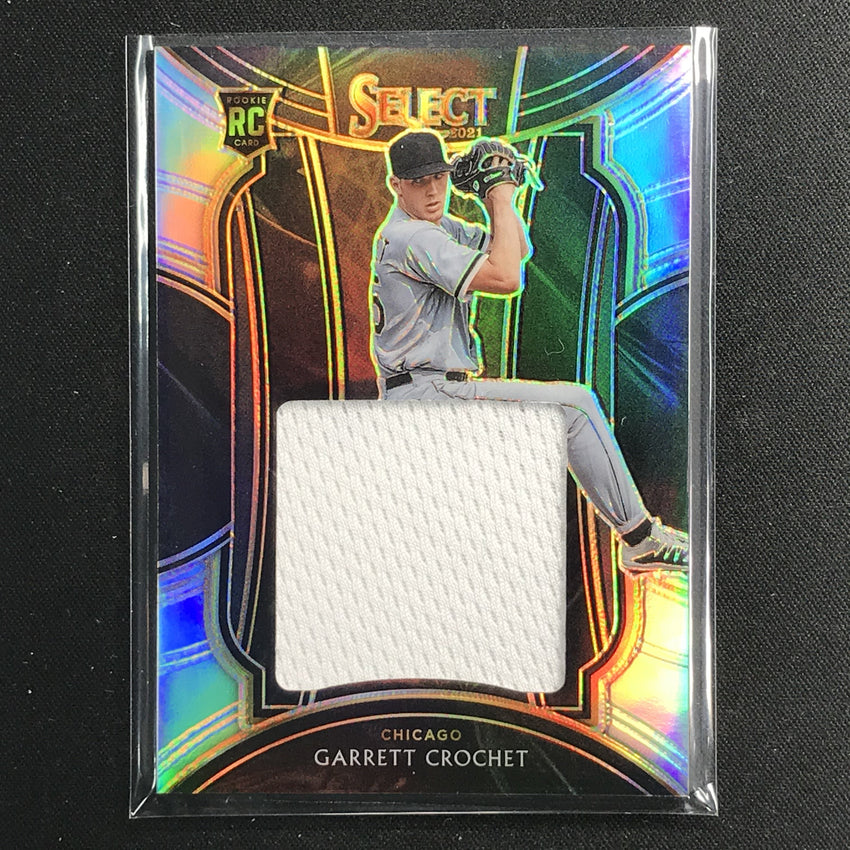 2021 Select GARRETT CROCHET Rookie Jumbo Jersey Silver Holo 116/250