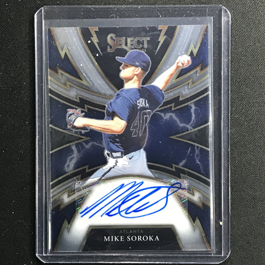 2021 Select Mike Soroka Sparks Signatures Auto Base 16/99