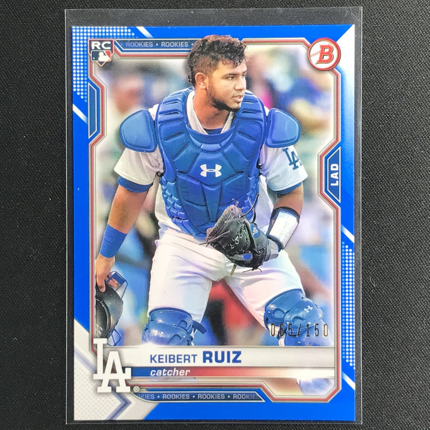 2021 Bowman Keibert Ruiz Rookie Blue Border /150