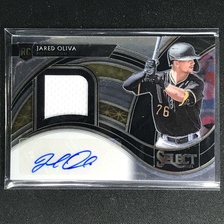 2021 Select Jared Oliva Rookie Jersey Autograph 12/299