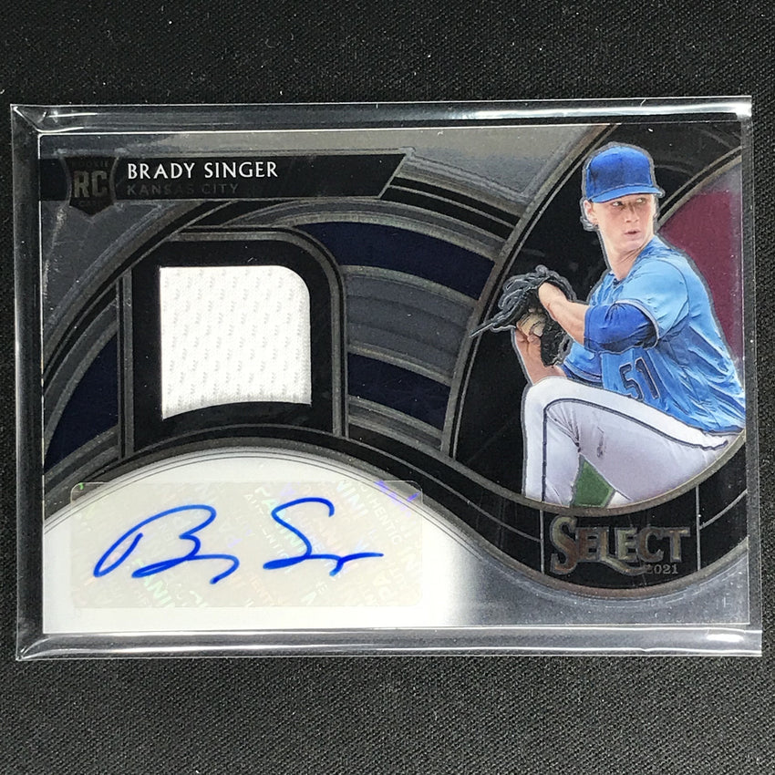 2021 Select Brady Singer Rookie Jersey Autograph 47/299
