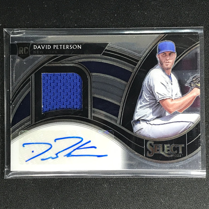 2021 Select David Peterson Rookie Jersey Autograph 185/299