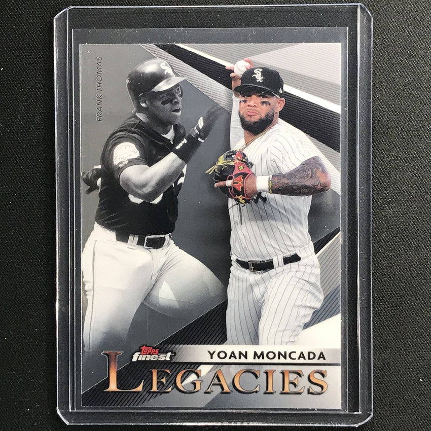 2021 Finest YOAN MONCADA FRANK THOMAS Finest Legacies Base #YM
