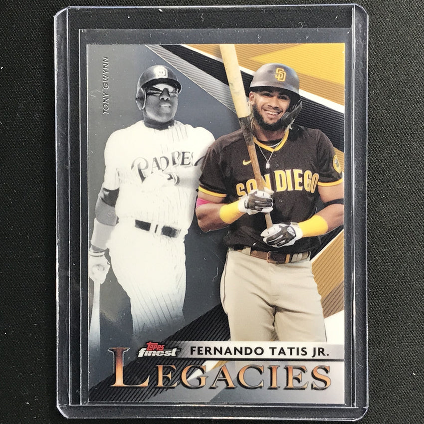 2021 Finest Fernando Tatis Jr. Tony Gwynn Finest Legacies Base No Ftj