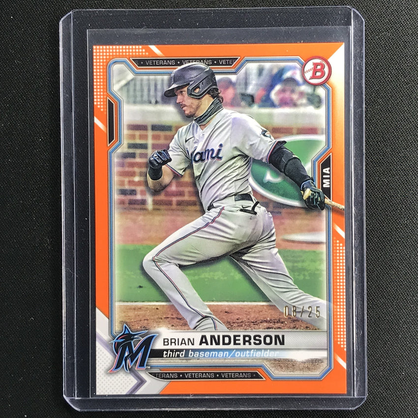 2021 Bowman Brian Anderson Orange Border 8/25
