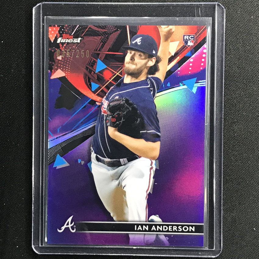 2021 Finest Ian Anderson Rookie Purple Refractor /250
