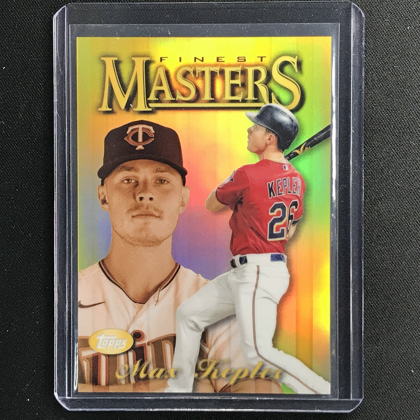 2021 Finest Max Kepler 1997 Topps Finest Masters Gold Refractor 40/50