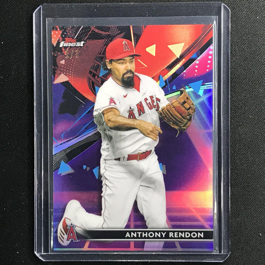 2021 Finest Anthony Rendon Purple Pink Vapor Refractor 2/3