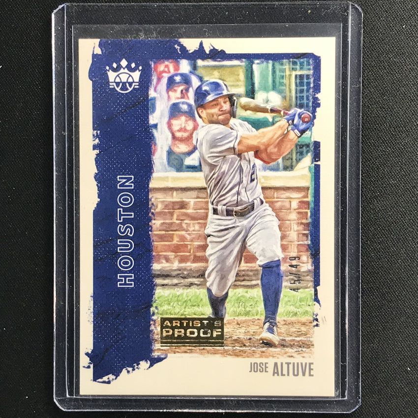 2021 Diamond Kings Jose Altuve Artist Proof Gold 45/49