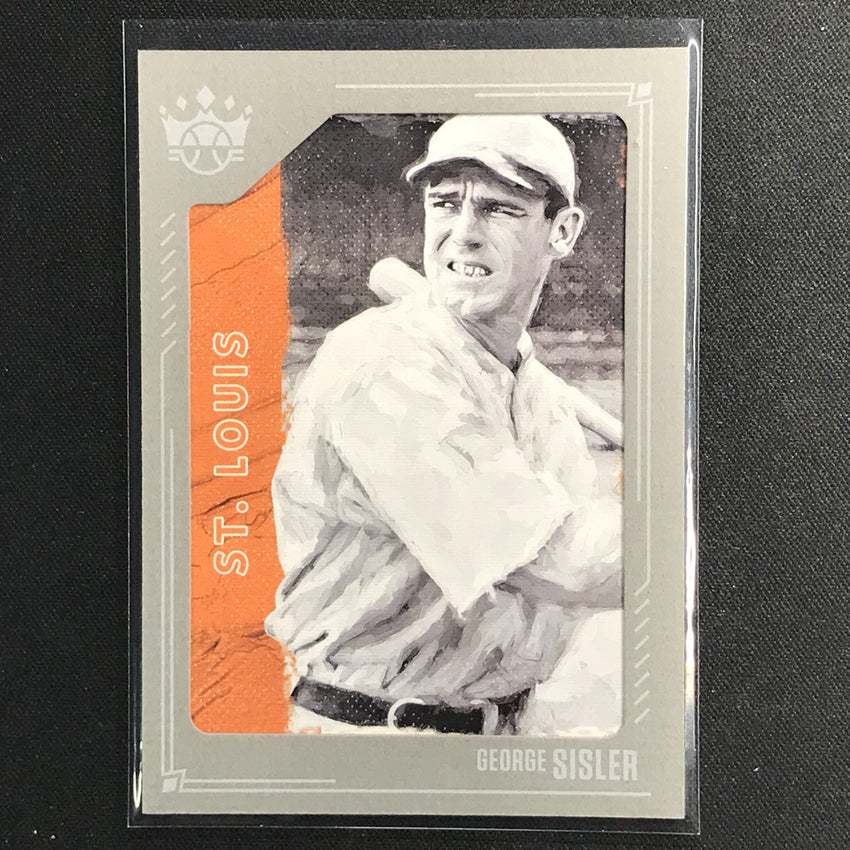 2021 Diamond Kings GEORGE SISLER Gray Framed #17