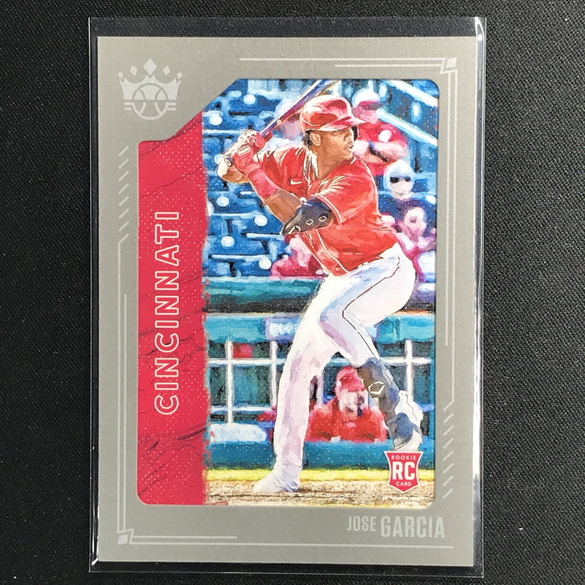 2021 Diamond Kings JOSE GARCIA Rookie Gray Framed #40
