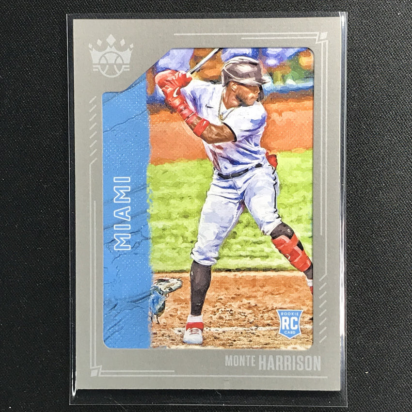 2021 Diamond Kings MONTE HARRISON Rookie Gray Framed #50