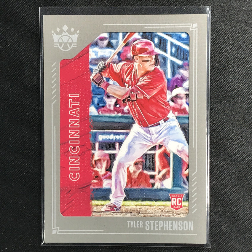 2021 Diamond Kings TYLER STEPHENSON Rookie Short Print SP Gray Framed #129