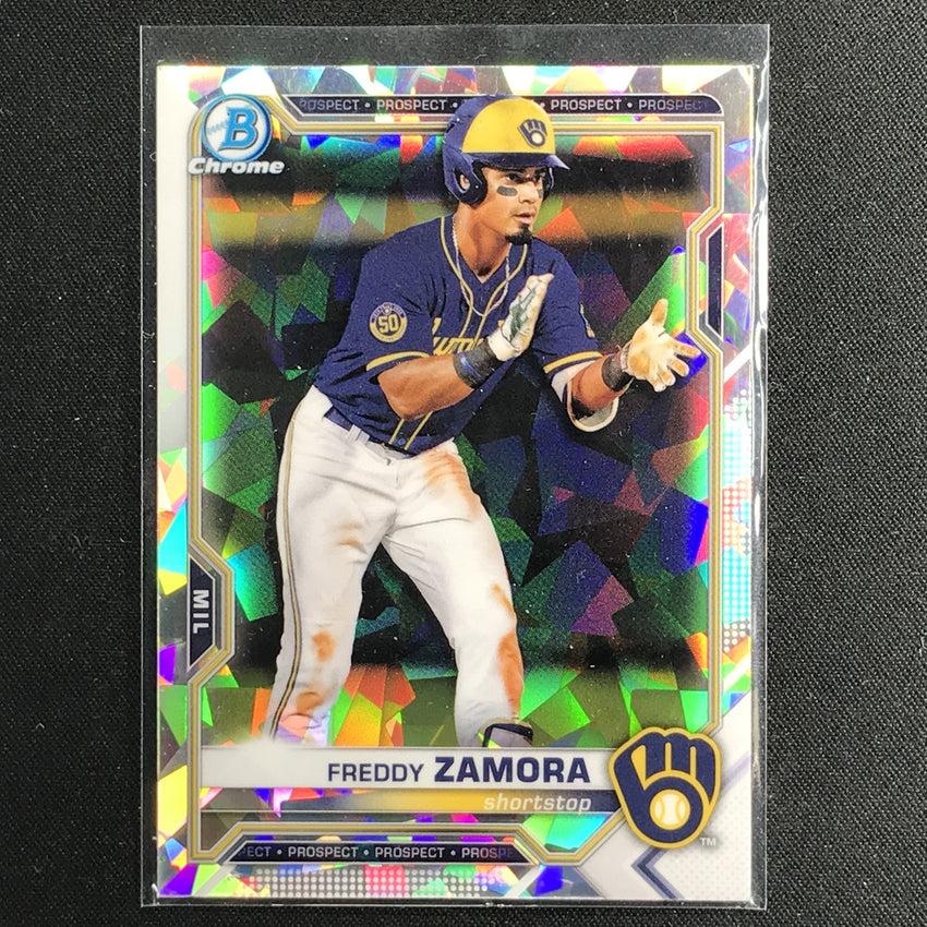 2021 Bowman Chrome FREDDY ZAMORA Prospect Atomic Refractor #2