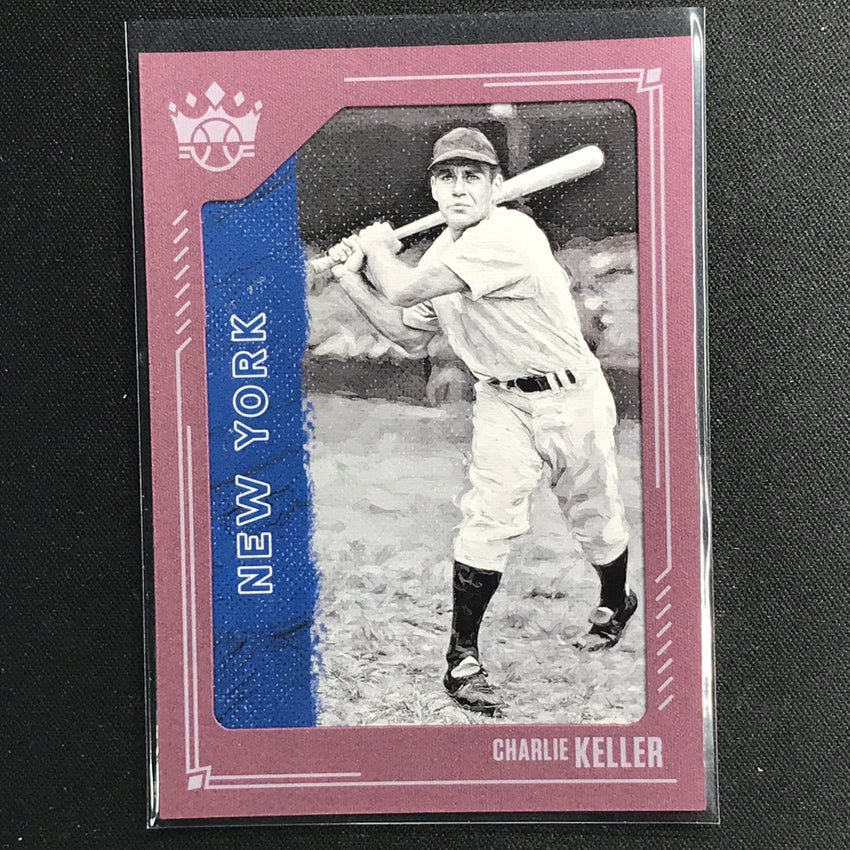 2021 Diamond Kings Charlie Keller Plum Framed No 1