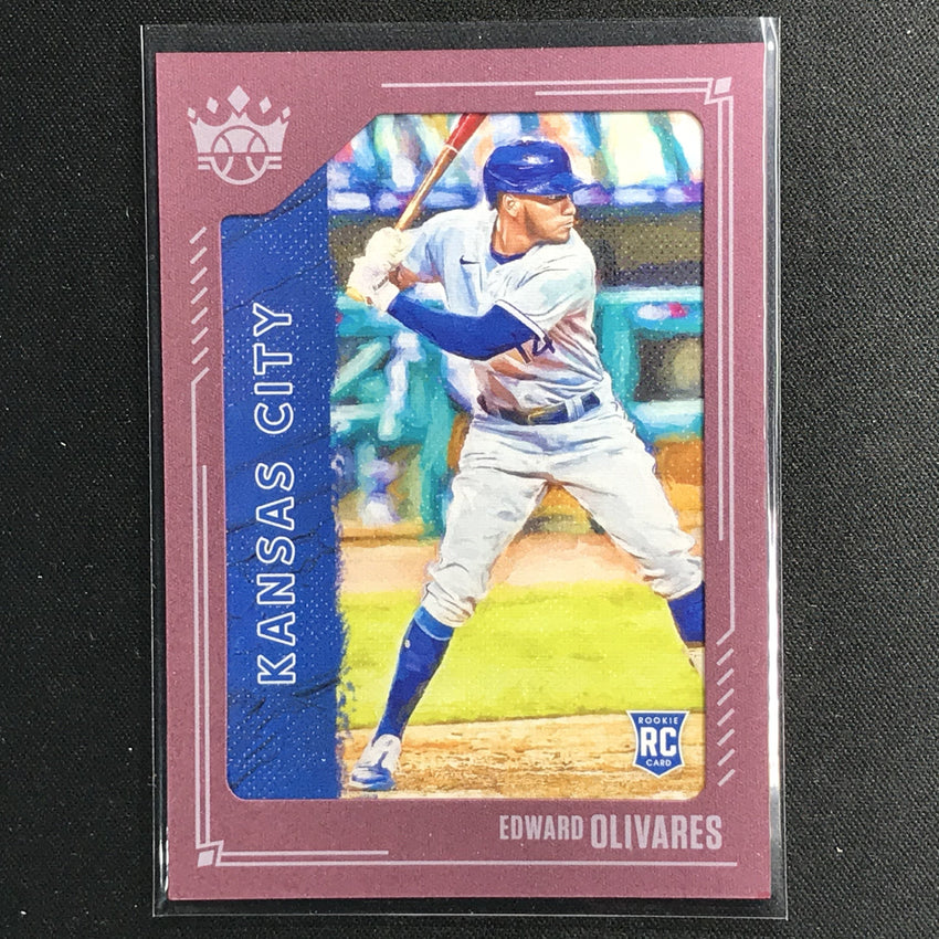 2021 Diamond Kings EDWARD OLIVARES Rookie Plum Framed #45