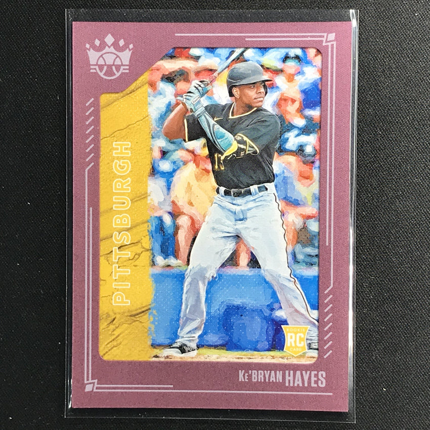2021 Diamond Kings Kebryan Hayes Rookie Plum Framed No 60