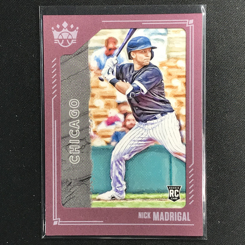 2021 Diamond Kings NICK MADRIGAL Rookie Short Print SP Plum Framed #128