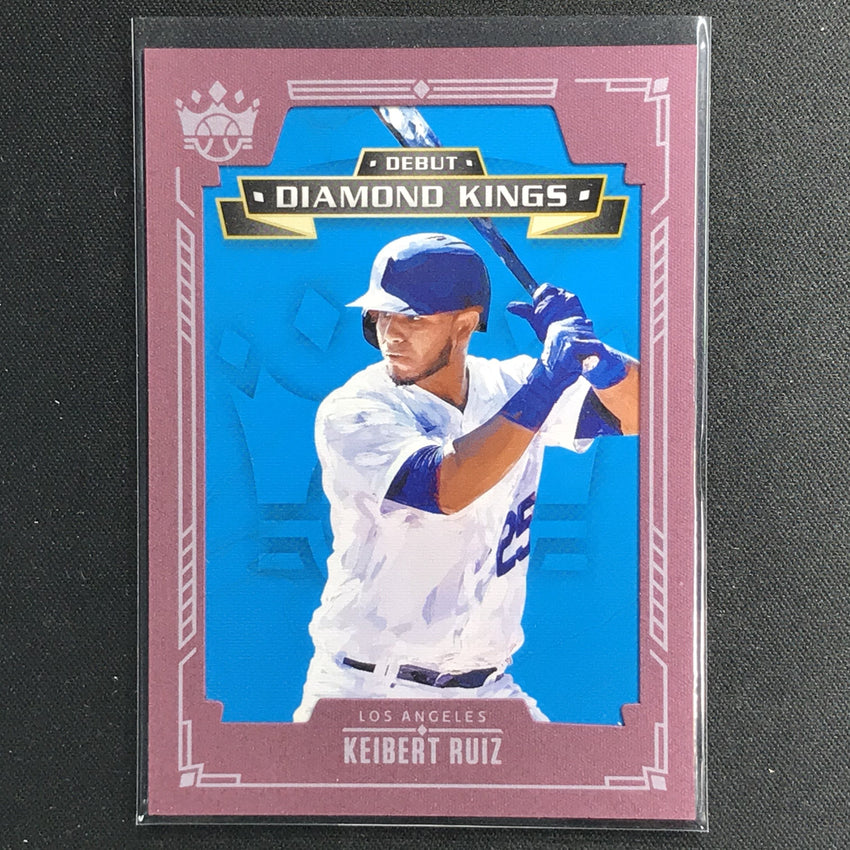2021 Diamond Kings KEIBERT RUIZ Debut Diamond Kings Plum Framed #LD