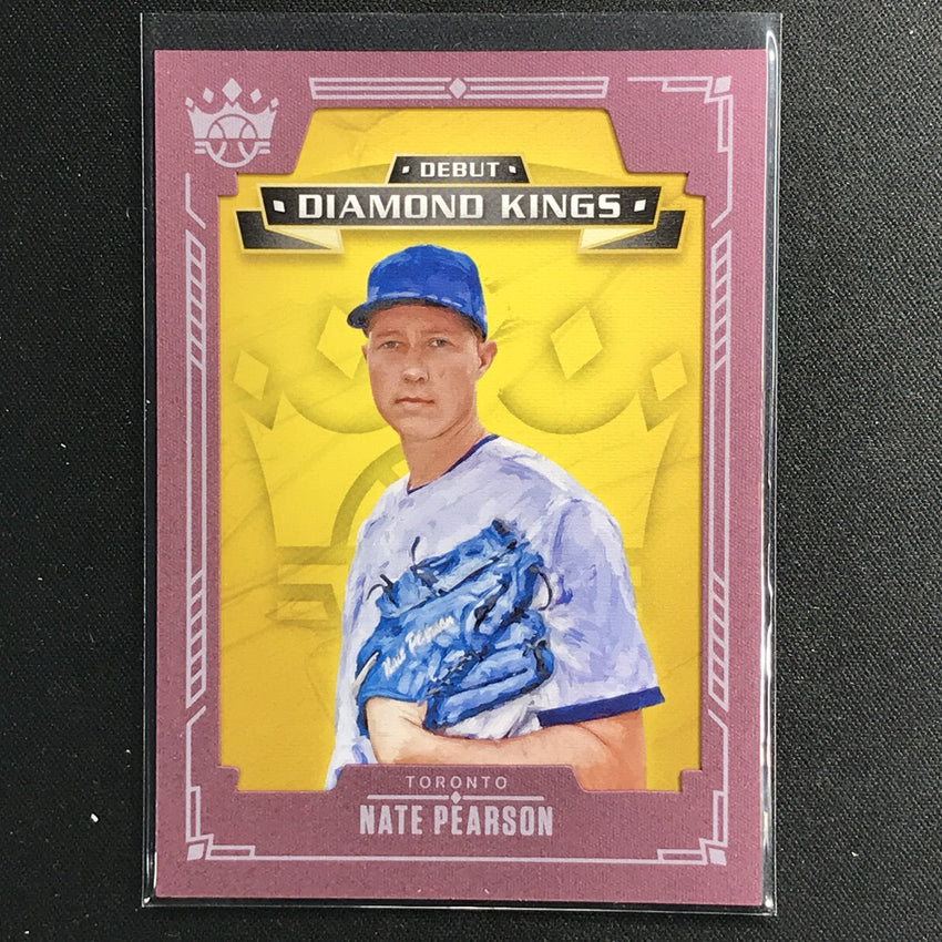2021 Diamond Kings NATE PEARSON Debut Diamond Kings Plum Framed #TO