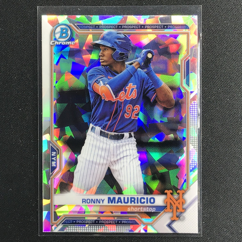 2021 Bowman Chrome Ronny Mauricio Prospect Atomic Refractor No 23