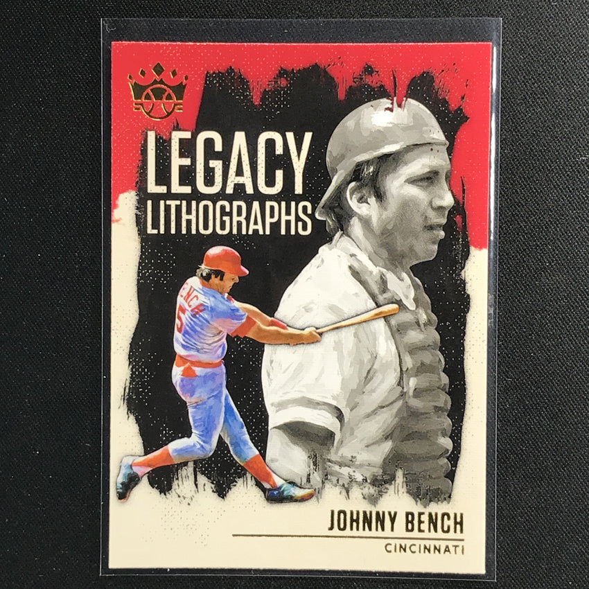 2021 Diamond Kings JOHNNY BENCH Legacy Lithographs #7