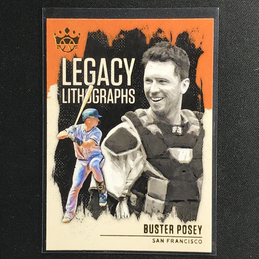 2021 Diamond Kings BUSTER POSEY Legacy Lithographs #9