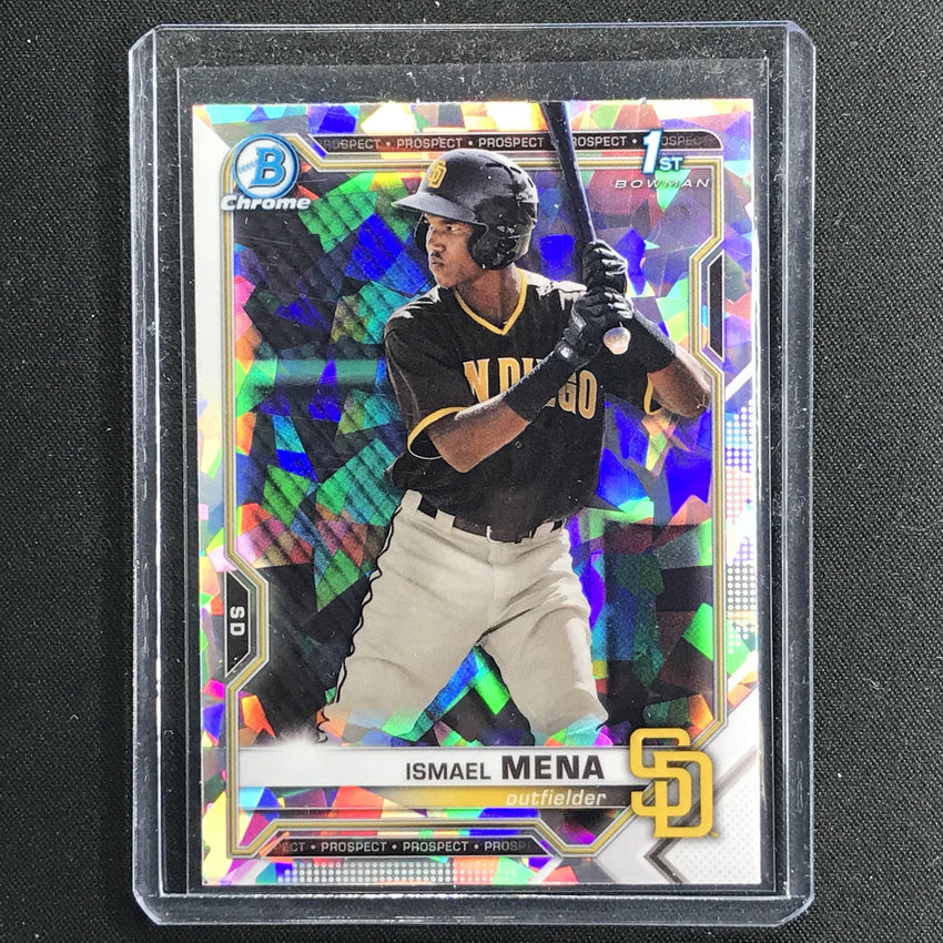 2021 Bowman Chrome ISMAEL MENA Prospect 1st Bowman Atomic Refractor #27